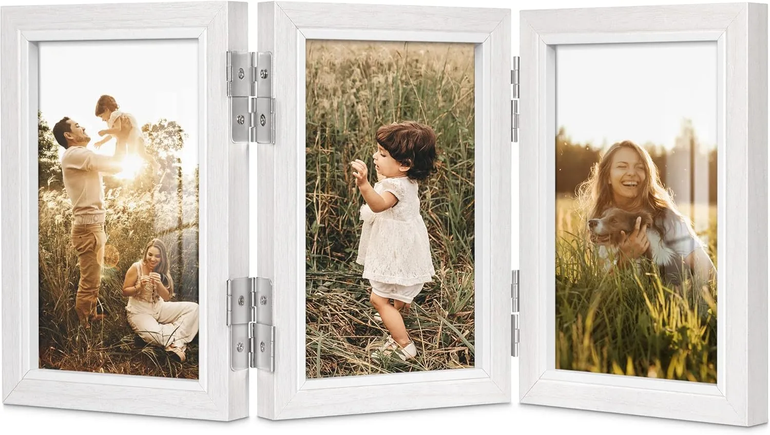 Afuly Bilderrahmen Collage 10x15 Holz Weiß 3 Bilder Mehrfach Fotorahmen Rahmen Rustikal Modern Deko Family Hochzeit Oma Mutter Freund Geschenk
