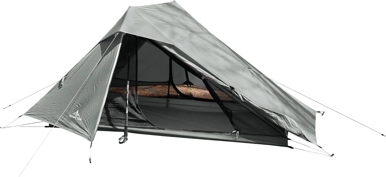 Altair Two Ultralight Backpacking Tent, 2 Person Trekking Pole Backpacking Tent, Waterproof, Compact, 3 Season, Double Wall Shelter for Backpacking, Camping, Thru Hiking, Trekking