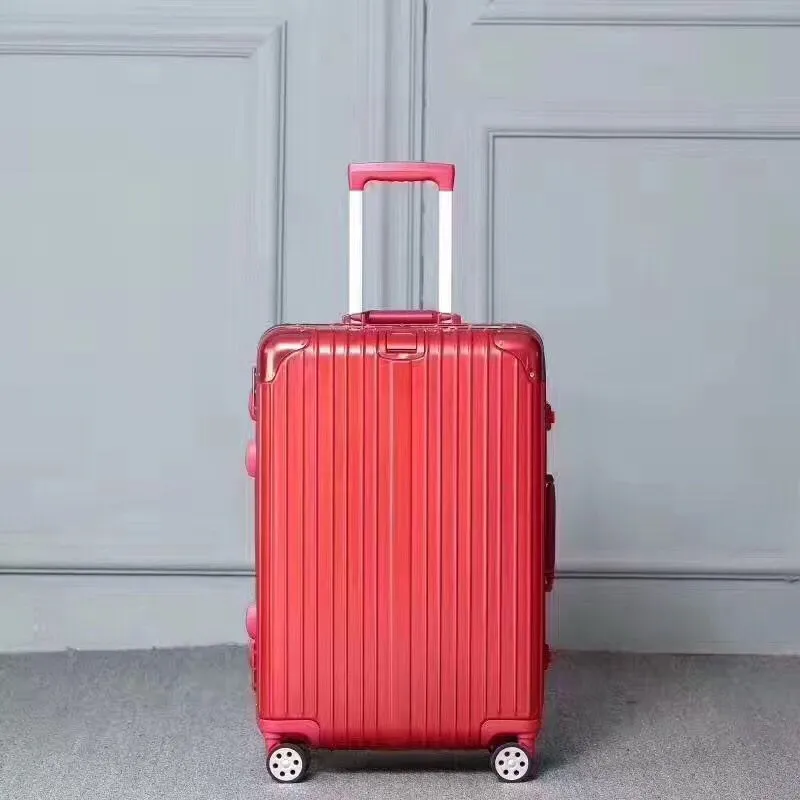 Aluminum, magnesium alloy fashion, aluminum frame, pull rod box, ladies' metal travel box, men's