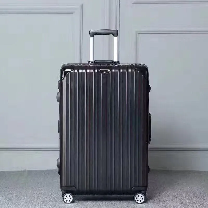 Aluminum, magnesium alloy fashion, aluminum frame, pull rod box, ladies' metal travel box, men's