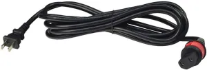 AlveyTech Battery Charger Power Cord for Invacare Reliant Patient Lifts - LINAK 1079133, Hospital Electric Lift Replacement Parts, Standard AC Wall Male and 2-Pin Shrouded Female Connector