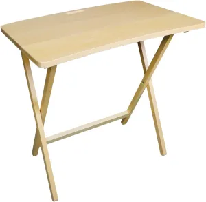 American Trails Arizona Folding Table with Solid American Hardwood - Natural