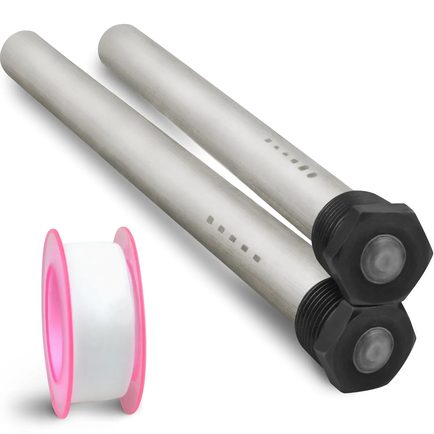 Anode RV Water Heater Set of 2 - Camper Water Heater Anode Rod 3/4'' Thread - Magnesium RV Anode Rod - Compatible with Mor-Flo and Suburban Water Heater Tanks