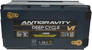 Antigravity Batteries DC-100 V1 Performance LiFePO4 Deep Cycle Battery - 100Ah 12v Lithium BMS - Bluetooth Monitor, Heating - RV, Camping, Marine, Overland/Van, and Off Grid Applications