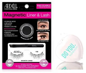 Ardell Professional Magnetic Lashes (with Sleek Compact Mirror) (Lash & Liner Set - 110)