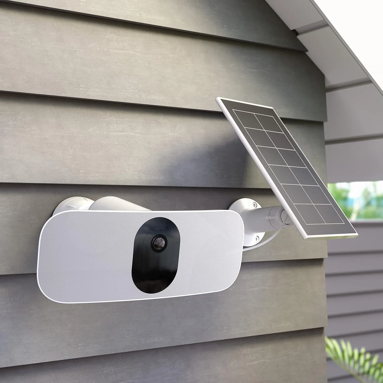 Arlo Solar Panel Charger (2021 Released) - Arlo Certified Accessory - Works with Arlo Pro 5S 2K, Pro 4, Pro 3, Floodlight, Ultra 2, and Ultra Cameras, Weather Resistant, Easy Install, White - VMA5600