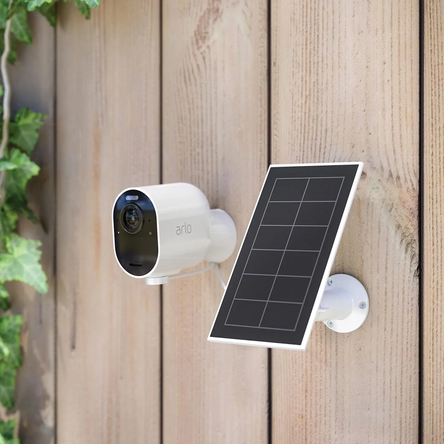 Arlo Solar Panel Charger (2021 Released) - Arlo Certified Accessory - Works with Arlo Pro 5S 2K, Pro 4, Pro 3, Floodlight, Ultra 2, and Ultra Cameras, Weather Resistant, Easy Install, White - VMA5600