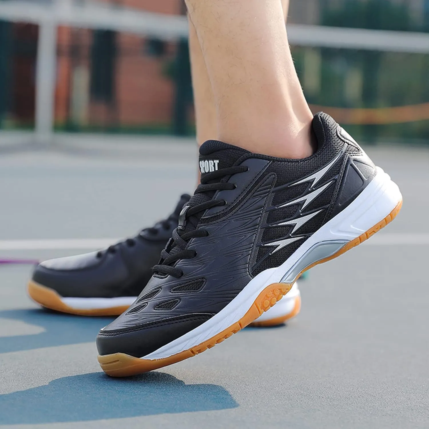 Badminton Shoes for Men's Women's Table Tennis Tennis Shoes Anti-Slip Wear-Resistant Comfort