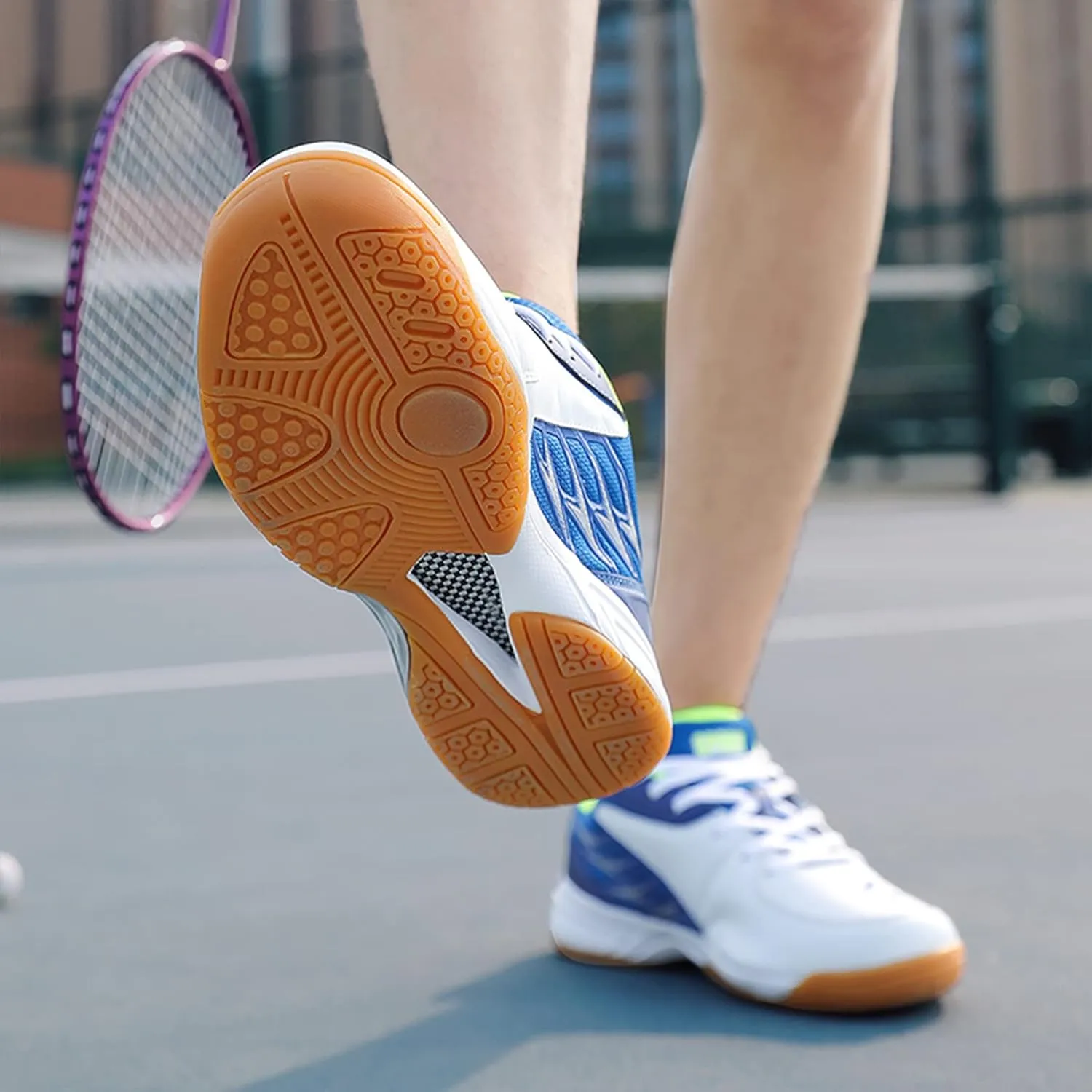 Badminton Shoes for Men's Women's Table Tennis Tennis Shoes Anti-Slip Wear-Resistant Comfort
