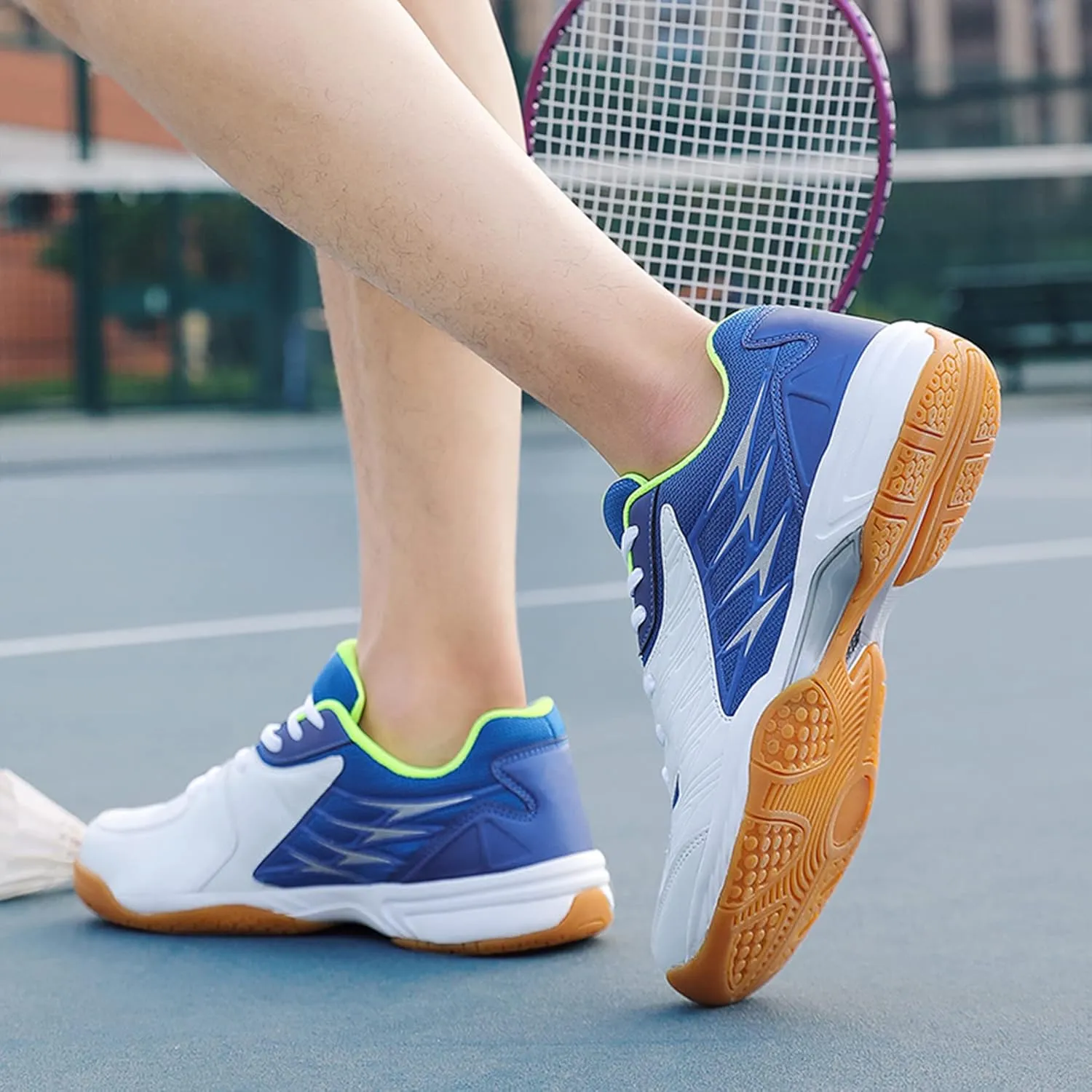 Badminton Shoes for Men's Women's Table Tennis Tennis Shoes Anti-Slip Wear-Resistant Comfort