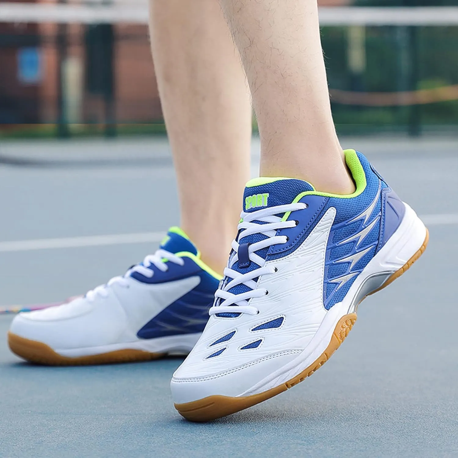 Badminton Shoes for Men's Women's Table Tennis Tennis Shoes Anti-Slip Wear-Resistant Comfort
