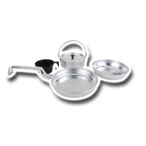 Barton Outdoors Aluminum Cookware Set for Camping