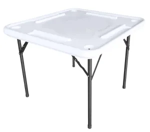 Bene Casa 38" White Domino & Game Table