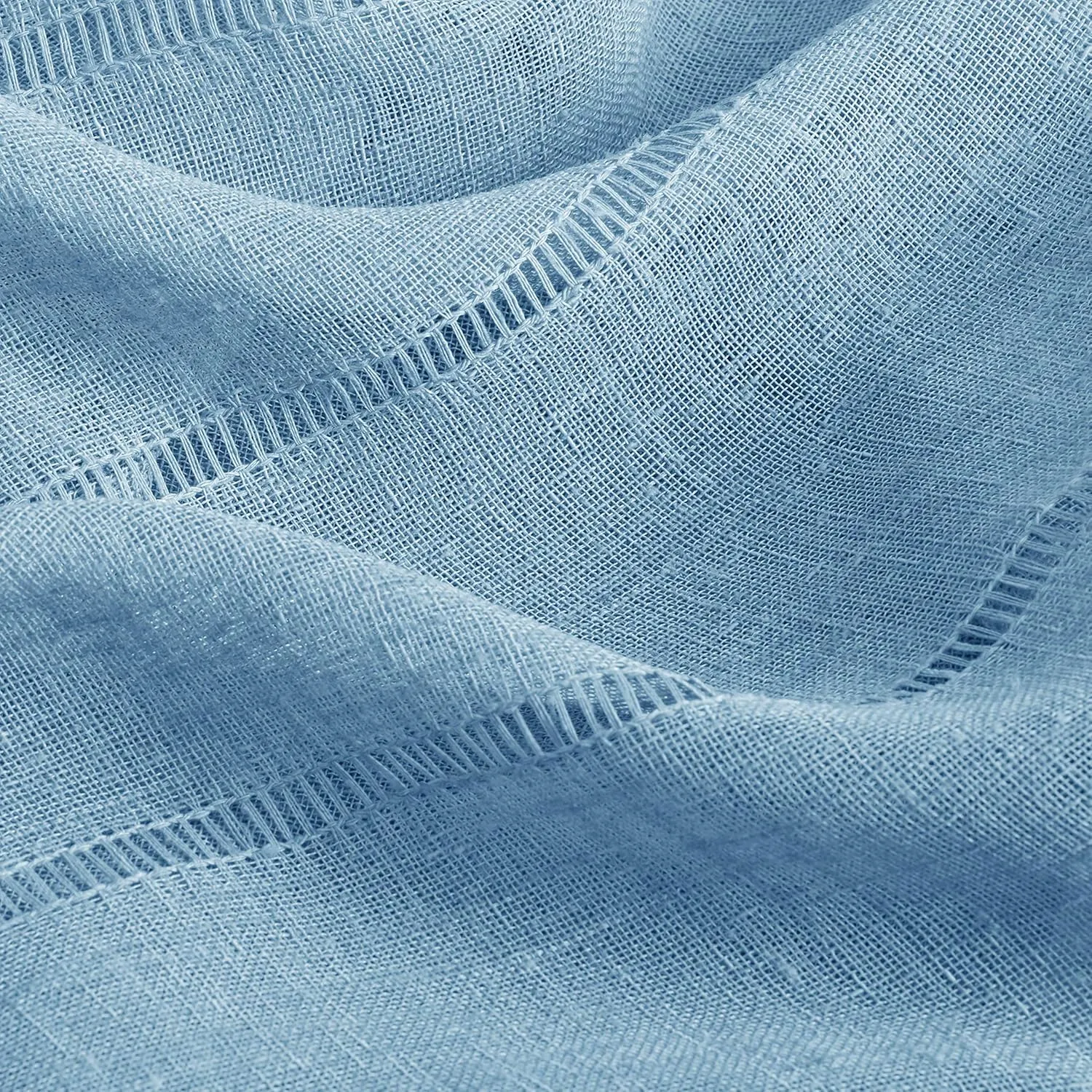Benson Mills CORI Sheer Lightweight Tablecloth, 60 x 84 in, Blue