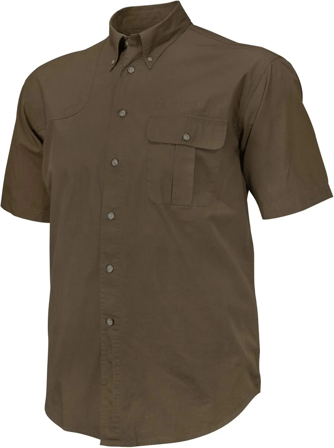 Beretta Men's Hunting Lightweight Cotton Tm Short Sleeve Shooting Shirt