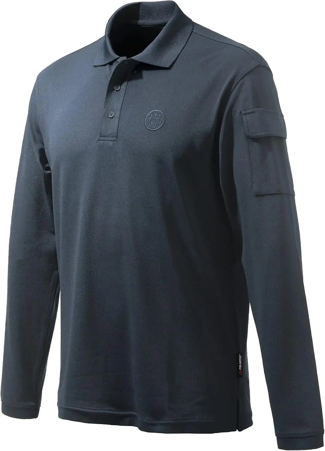 Beretta Men's Hunting Outdoor Casual Fashion Lightweight Training Sun Protection Long Sleeve Miller Polo Shirt