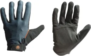 Beretta Unisex Lightweight Full Finger Black Grey Shooting Mesh Gloves