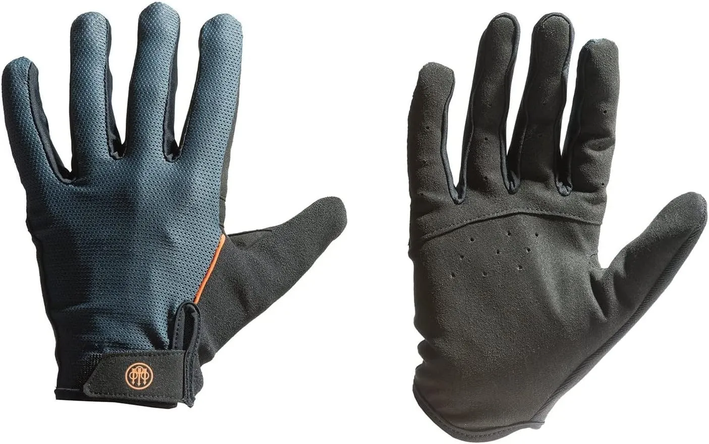 Beretta Unisex Lightweight Full Finger Black Grey Shooting Mesh Gloves