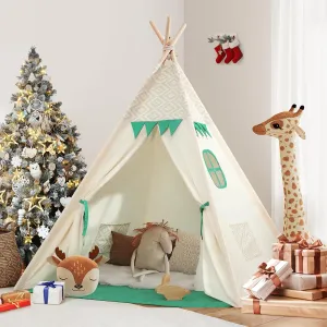 besrey Kids Tent, Teepee Play Tent with Lights and Padded Mat