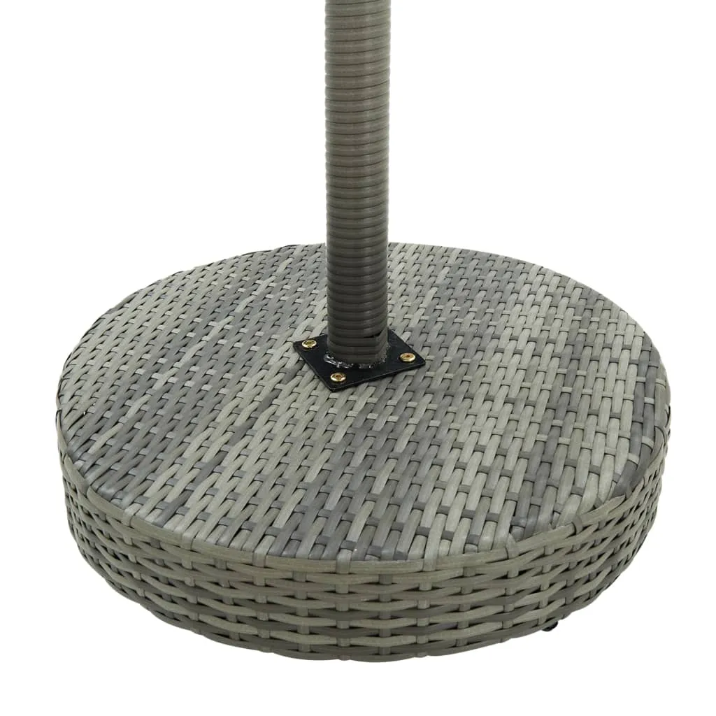 Bistro Table Outdoor Side Table Patio Garden Wicker Furniture PE Rattan