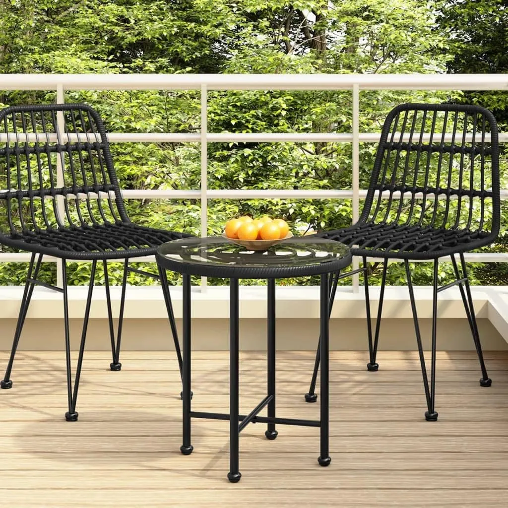 Black Dining Table, UV-Resistant Steel Table for Outdoor Furniture, Tables, Coffee, Camping, Dining