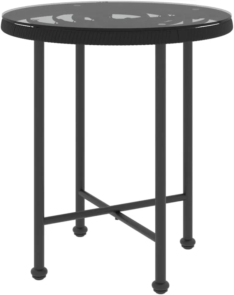 Black Dining Table, UV-Resistant Steel Table for Outdoor Furniture, Tables, Coffee, Camping, Dining