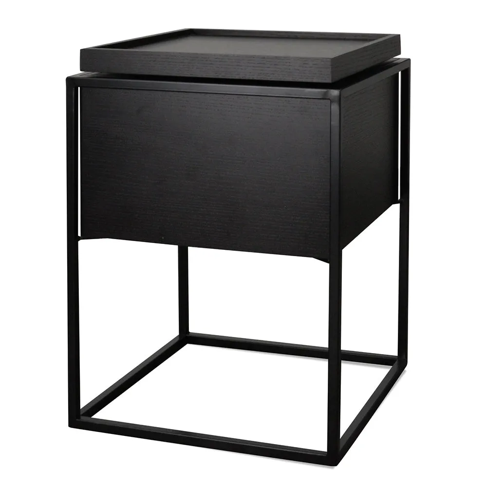 Black Side Table