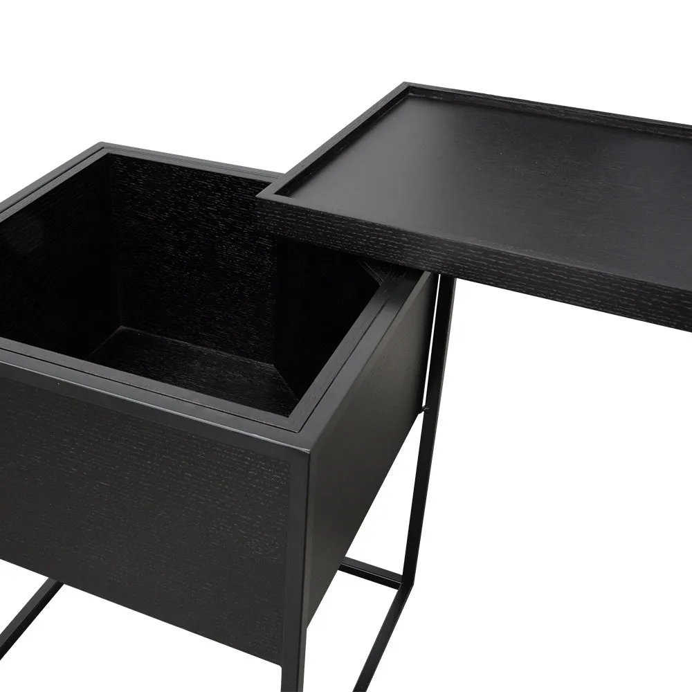 Black Side Table