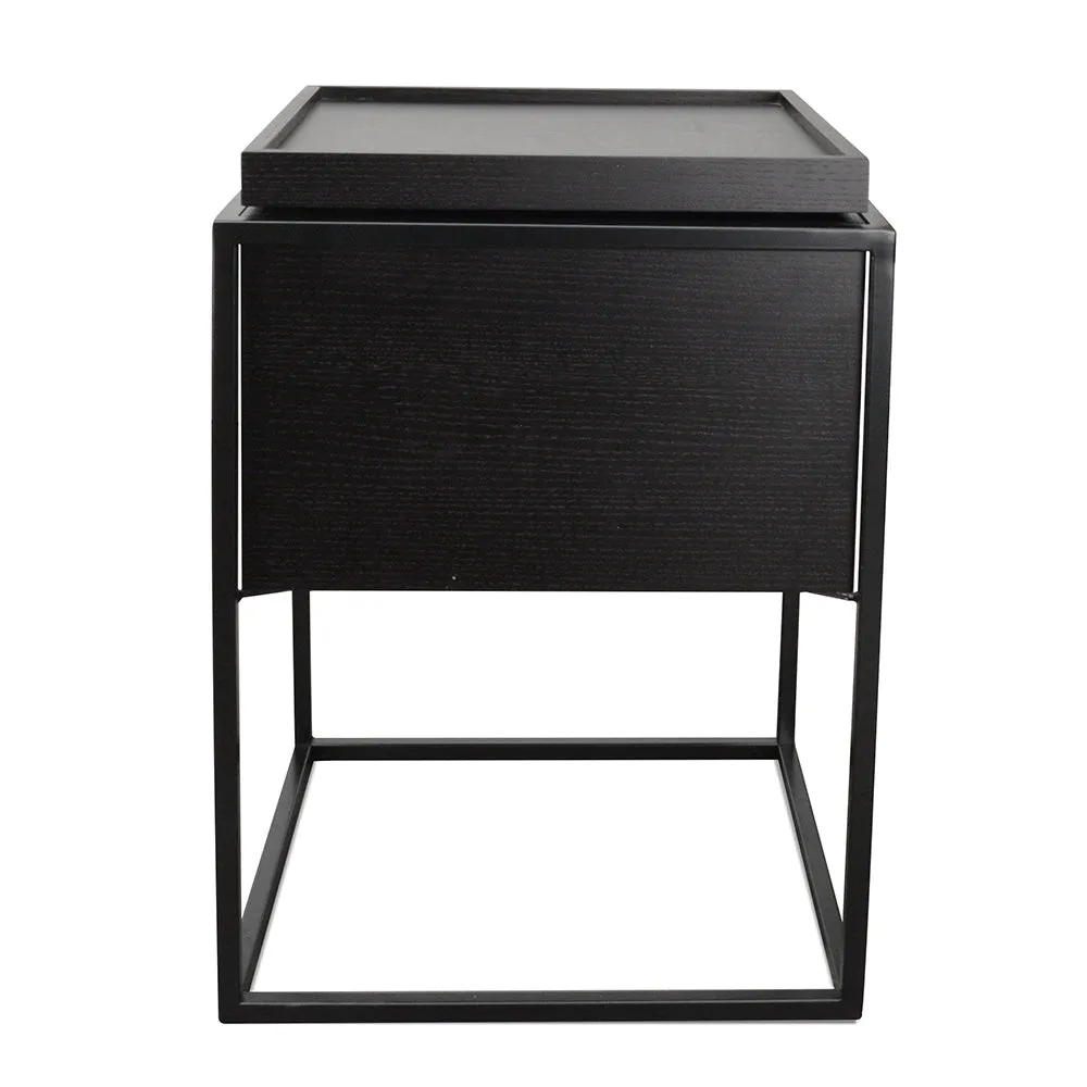 Black Side Table