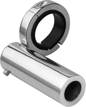 Boat tower mounted flag pole holder. Fits any roll bar or any round tube 2-2.5 inch in diameter