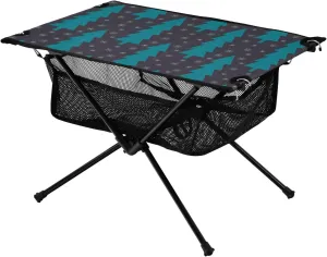 Bolaz Outdoor Folding Portable Picnic Camping Table-Tree Pattern 3,Storage Mesh for Camping Gear Accessories, Hiking, Mountaineering, Outdoor Travel