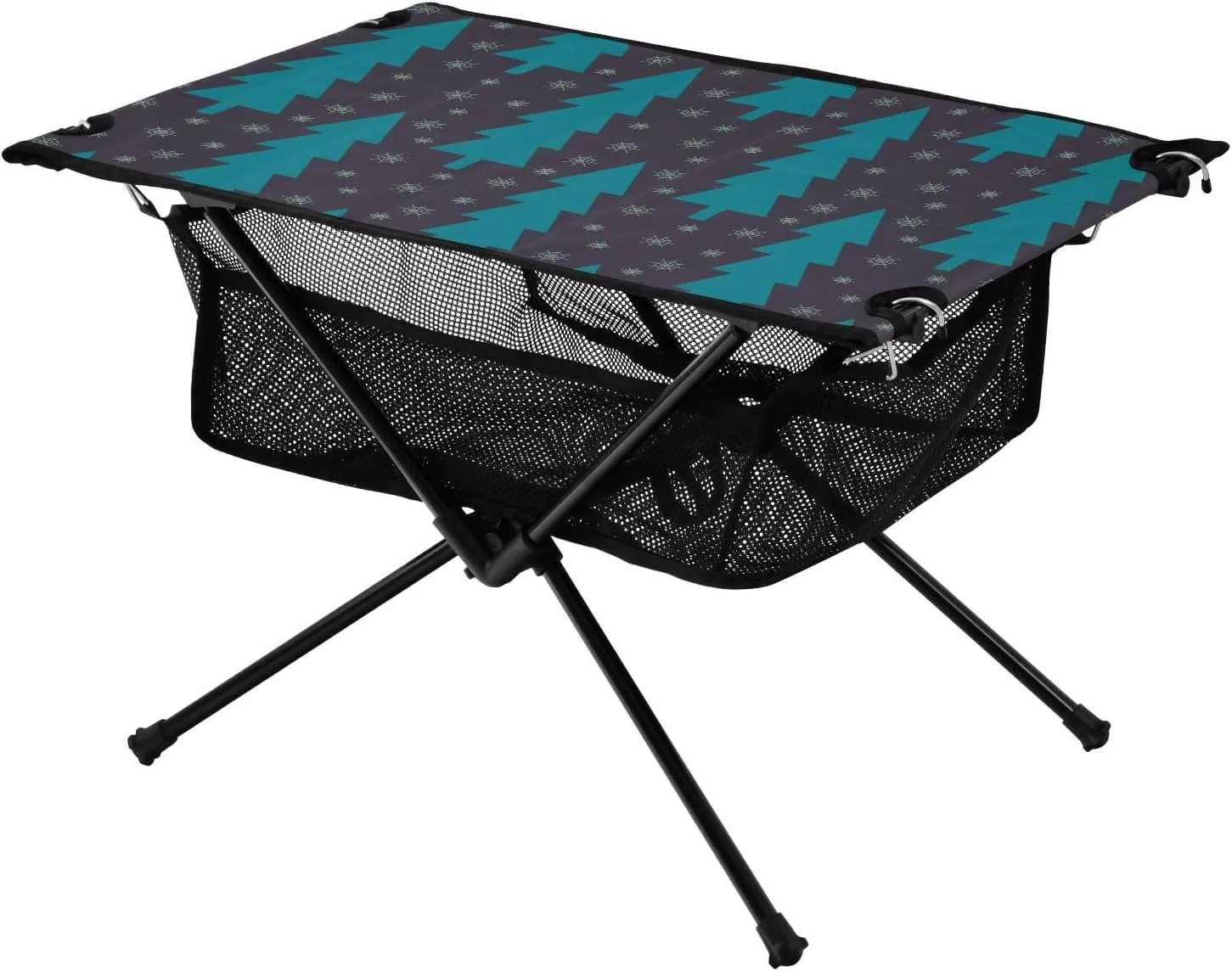 Bolaz Outdoor Folding Portable Picnic Camping Table-Tree Pattern 3,Storage Mesh for Camping Gear Accessories, Hiking, Mountaineering, Outdoor Travel