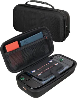 ButterFox Large Carrying Case Bag For Lenovo Legion Go Handheld, Fits Charger, Pocket for large 65W Battery Pack, Compatible with Legion Go S (Black)