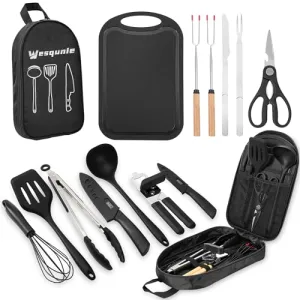 Camping Essentials Cookware Cooking Utensils Set - Camping Kitchen Utensils