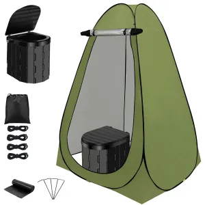 Camping Toilet with 1.5m Pop up Privacy Tent