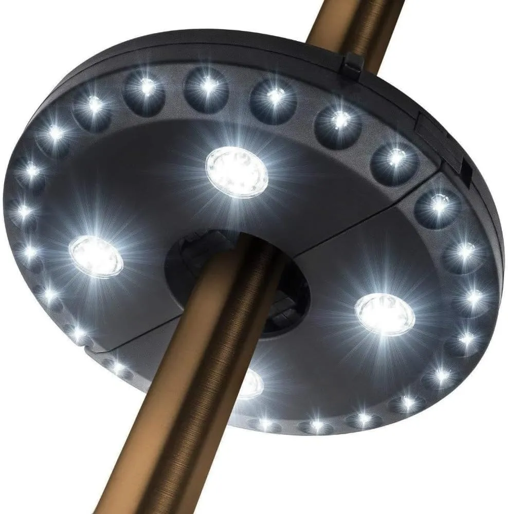 Camping Umbrella LED Camping Lights (Black White Light)