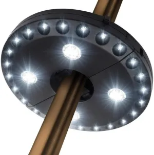 Camping Umbrella LED Camping Lights (Black White Light)