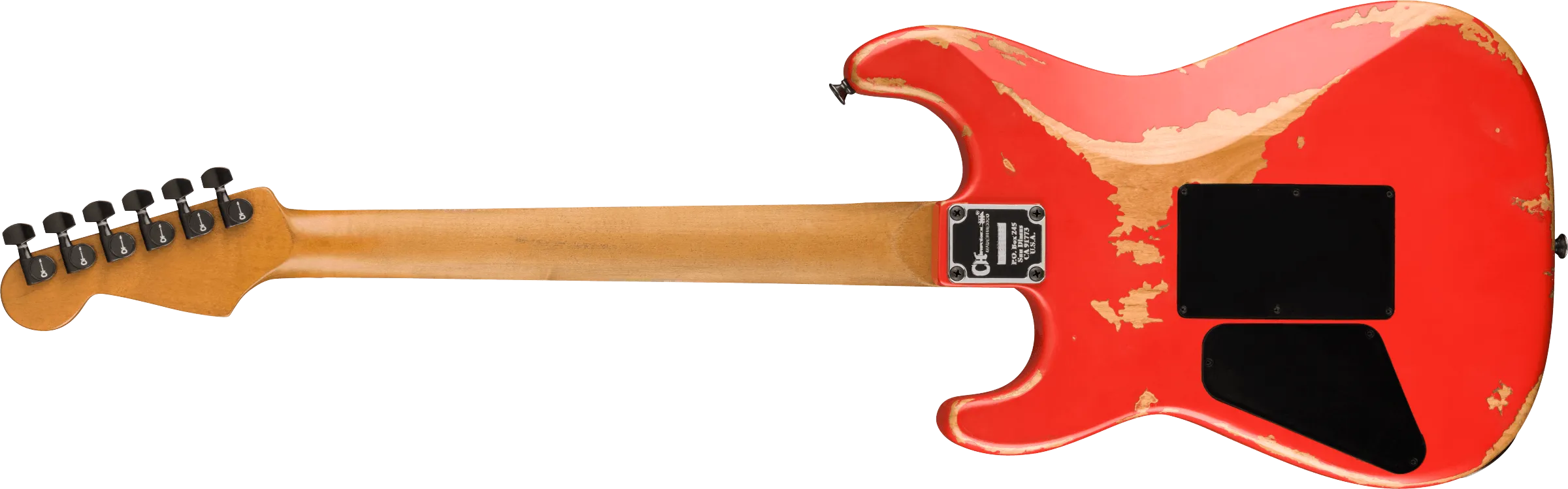 Charvel Pro-Mod Relic San Dimas Style 1 HH FR PF Weathered Orange 2965201380