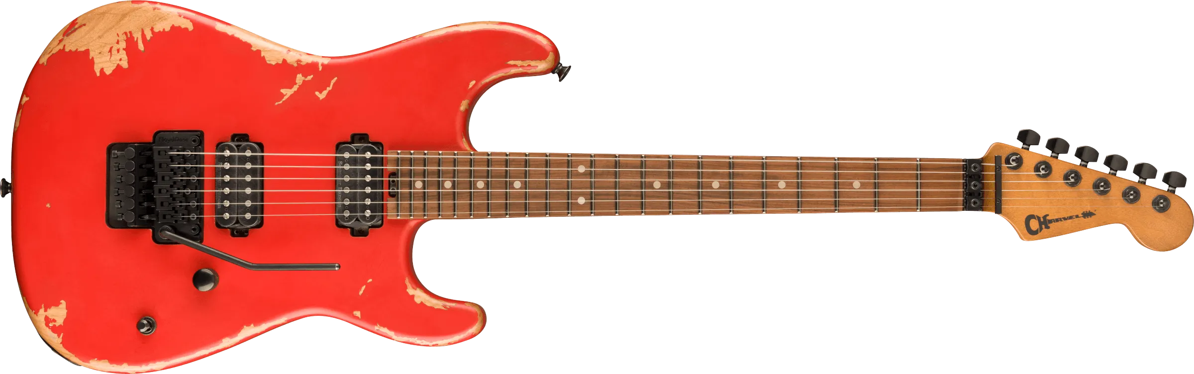 Charvel Pro-Mod Relic San Dimas Style 1 HH FR PF Weathered Orange 2965201380