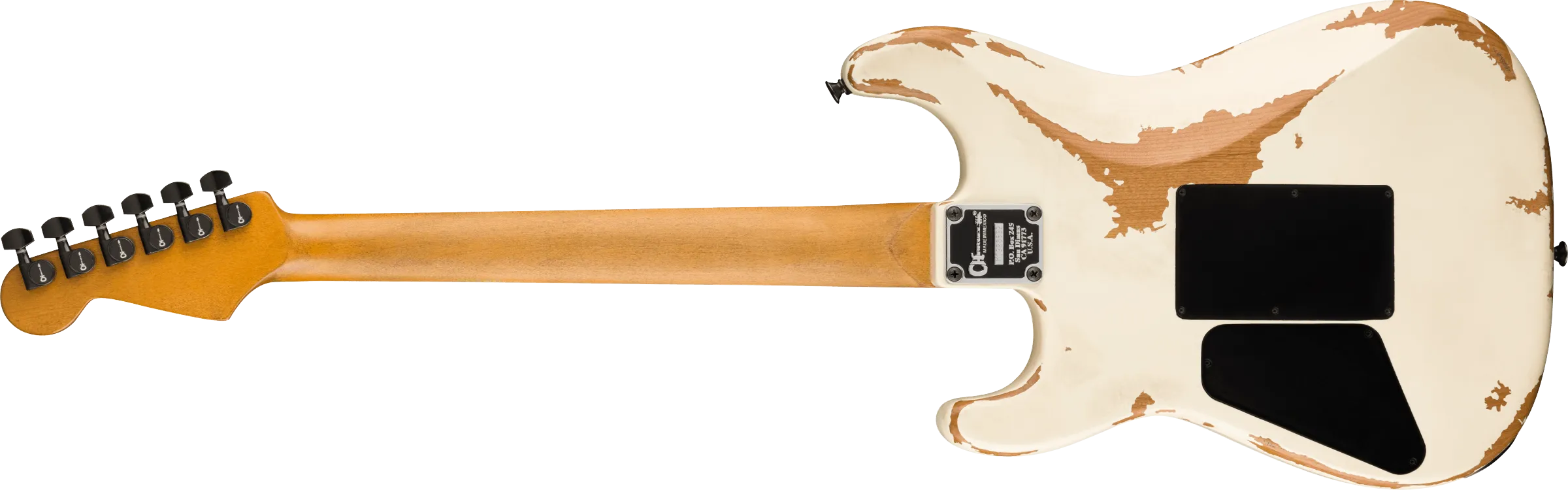 Charvel Pro-Mod Relic San Dimas Style 1 HH FR PF Weathered White 2965201376