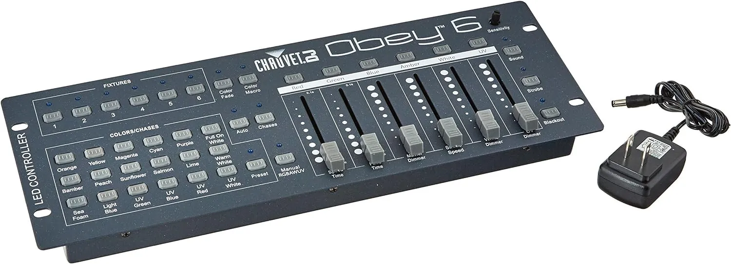 CHAUVET DJ Obey 6 Universal DMX-512 Compact Stage Light Controller