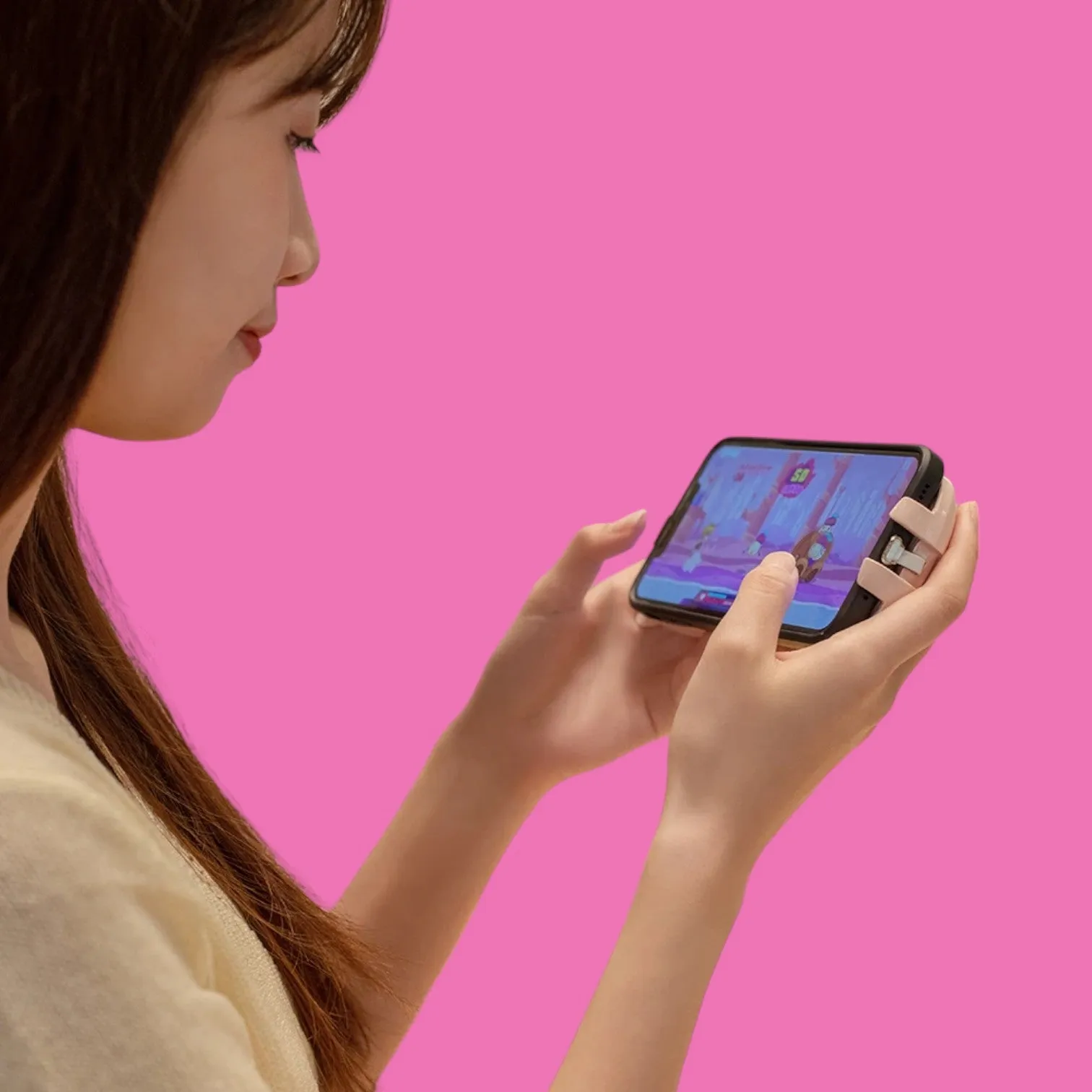 Chic Kitty Power: The Purrrfect 3-in-1 Portable Charger, Mirror & LED Light!