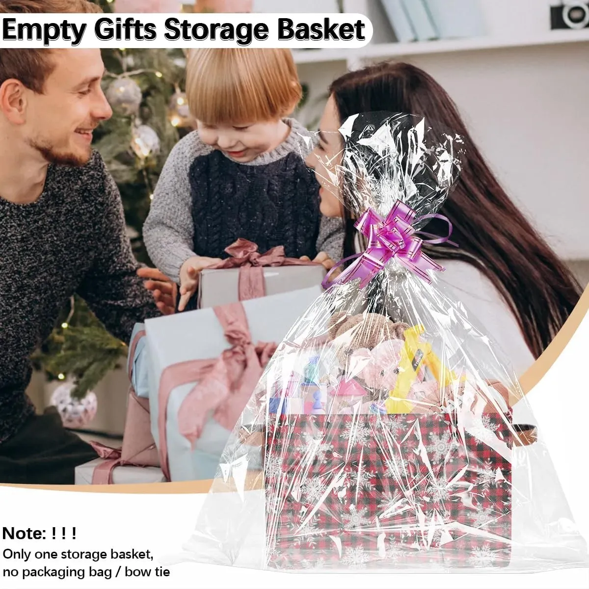 Christmas Snowflakes Grid Cube Storage Baskets,Foldable Storage Box Bin,Waterproof Open Shelves Basket Clothing Organizer Toy Basket Gifts Empty for Bedroom Home Decor