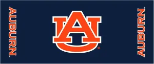 Collegiate Kwik-Covers Rectangle Plastic Table Covers, Bundle of 2 (Auburn University, 6')