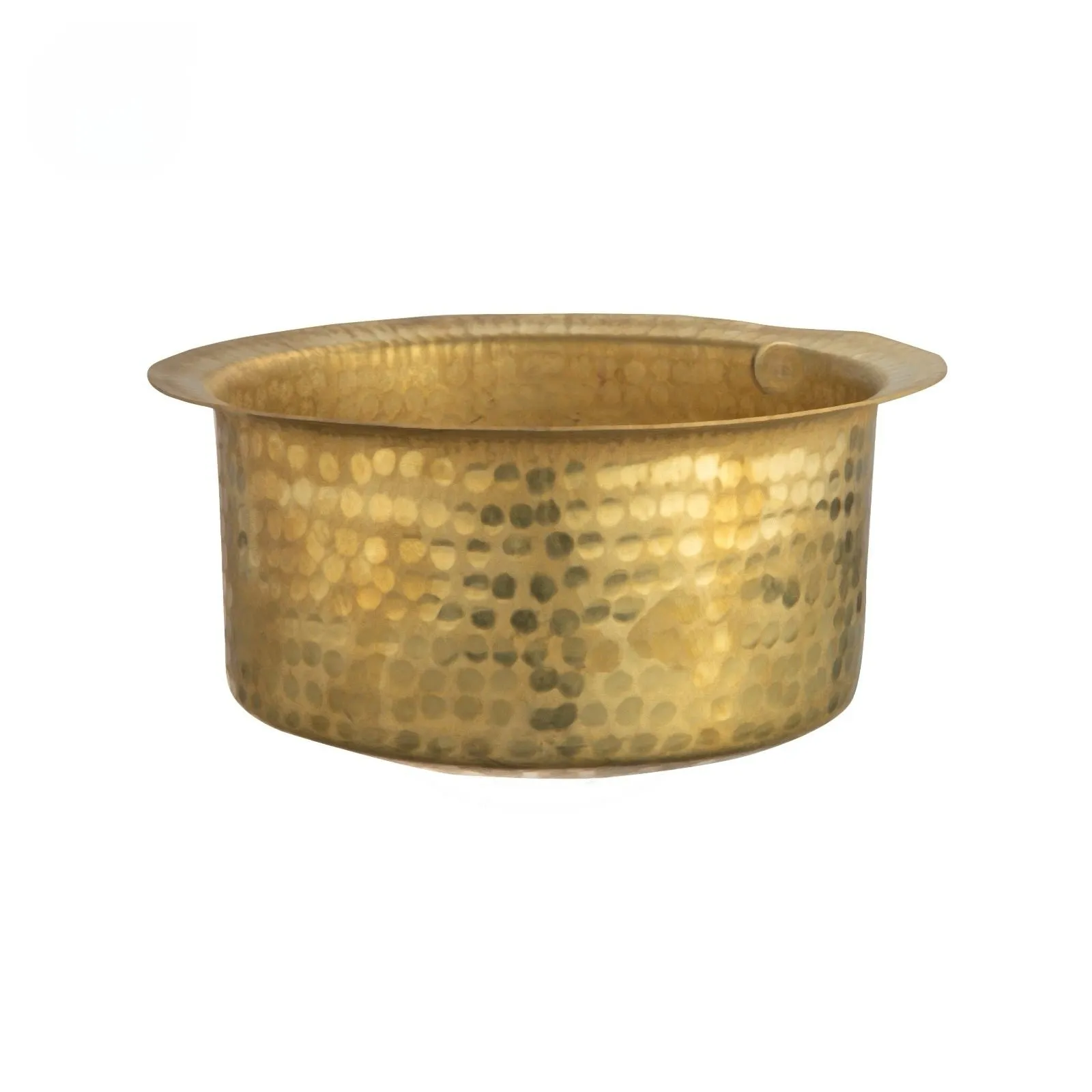 Commercial Purpose Brass Tope or Patila with Tin Coating or Kalai, 21" Round, 45 Liter's, Heavy Duty