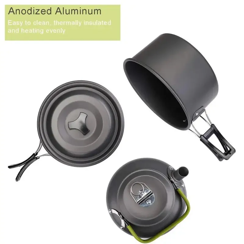 Compact 2-Person Camping Cookware Set