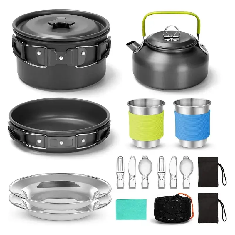 Compact 2-Person Camping Cookware Set