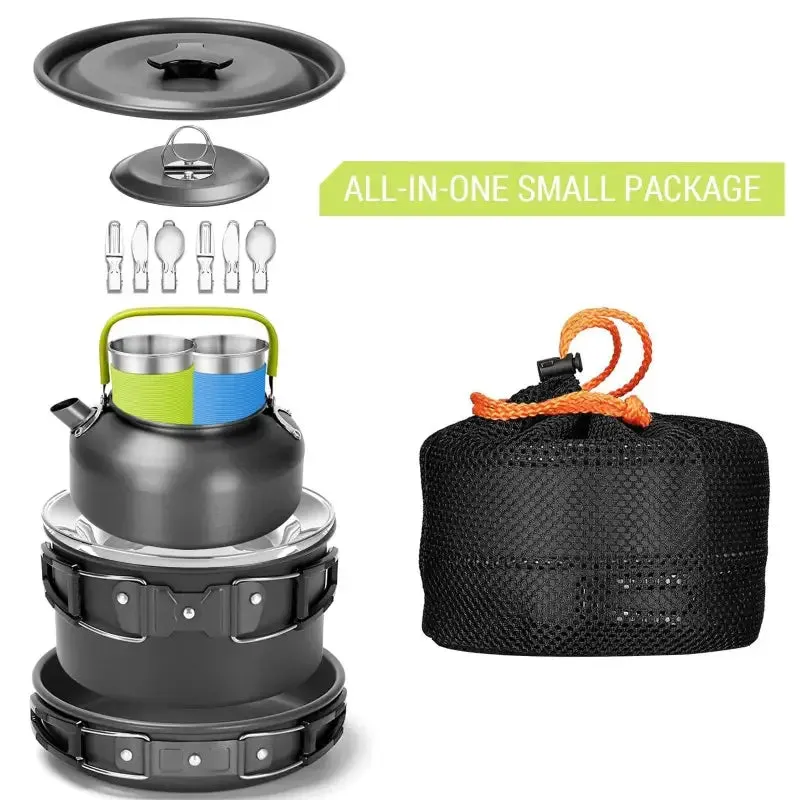 Compact 2-Person Camping Cookware Set