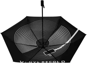 Compact Lightweight Folding Umbrella, Inner Print Sun Parasol with UV Protection, Strong Portable Travel Rain Umbrella