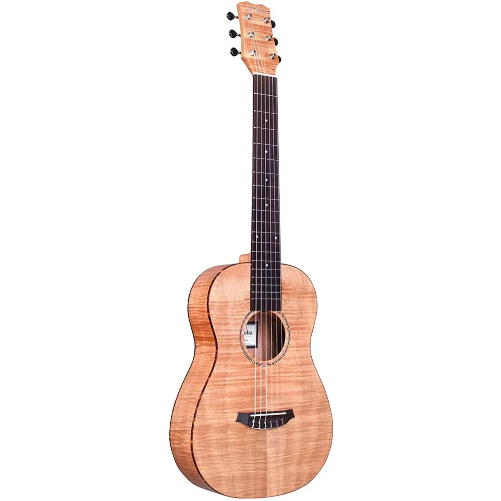 Cordoba Mini II FMH, Caoba Flameada, Cuerpo Pequeño, Guitarra con Cuerdas de Nailon